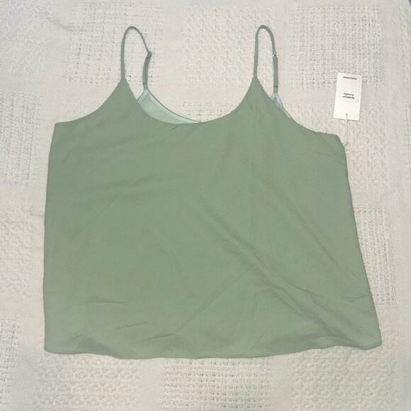 new Nordstrom XL cami top mint flounce drapey TS 307848 - Picture 7 of 9